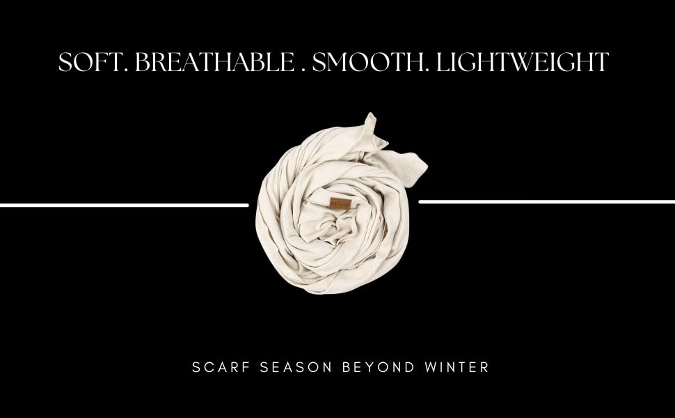 K E L O R Winter Scarf For Women - Soft, Lightweight, Breathable Viscose Womens Scarf for Every Season 6