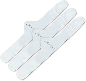 Moisture Wicking 3-Pack Bamboo Cotton White Bra Liner (Medium)