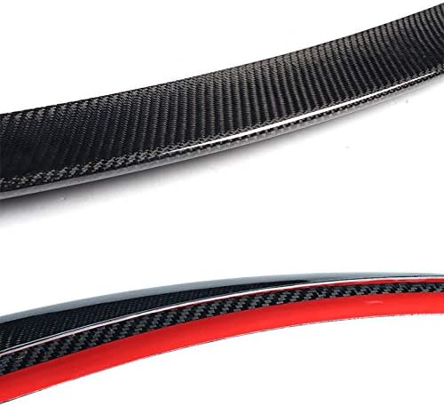 Miniatura 2 de EPARTS - Alerón trasero de fibra de carbono real con tapa para maletero extendido, compatible con BMW serie 1 E82 Coupe 2007-2013, solo **no es