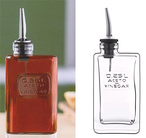 Miniatura 3 de Bormioli Luigi:Optima - Botella De Vinagre Con Tapón, 250 Ml, 2 Unidades