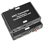HDMI Audio Extractor - Optical to HDMI ARC, Digital to Analog Converter, SPDIF Optical, RCA L/R, 3.5mm Jack Stereo Audio Out for TV and Sonos Soundbar