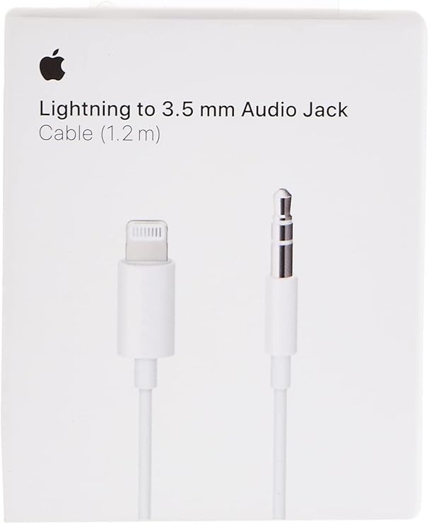 Apple Lightning to 3.5 mm Audio Cable (1.2m) White Buy Online at