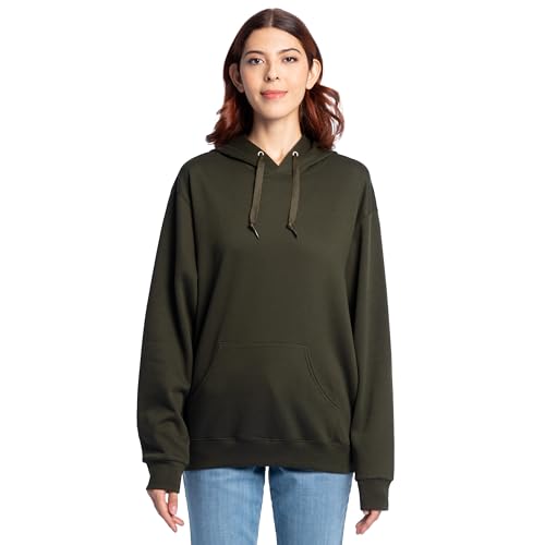 Image of Fruit of the Loom Men's Eversoft Fleece Pullover Hooded Sweatshirt, Moisture Wicking & Breathable