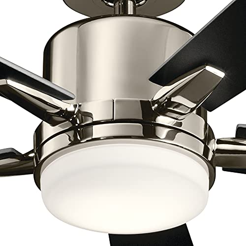 Kichler Lighting 330000Pn 52" Ceiling Fan From The Lucian Collection, Polished Nickel #TOP1