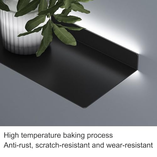 Étagères murales flottantes à LED pour optimiser les petits espaces sombres