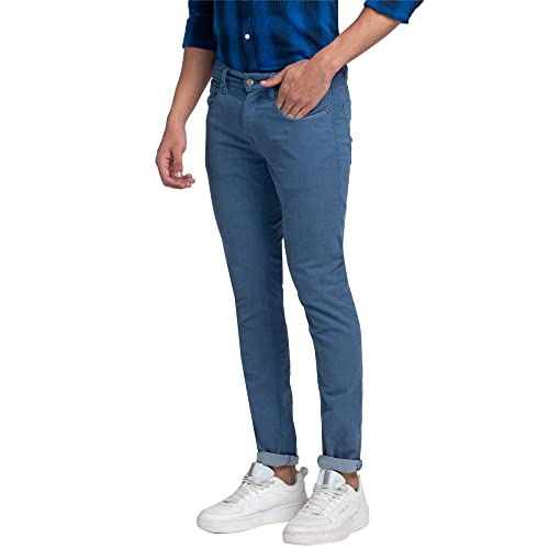 Image of Spykar Men's Slim Fit Low Rise Casual Jeans