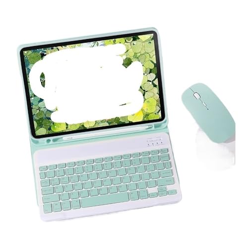 Funda de cuero iPad Pro 11 YSJX con teclado retroiluminado QWERTY premium y ratón
