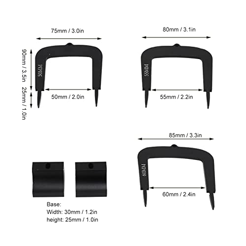 Portes de but d'alignement de putt de golf en aluminium 50 55 60 mm - 5