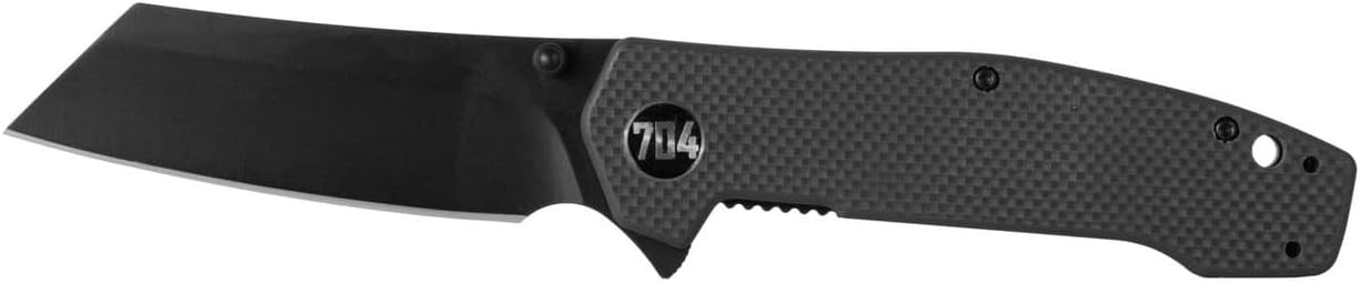 704 Gear Strider EDC Folding Pocket Knife | 3" Reverse Tanto Blade, G10 Handle, Ambidextrous Thumb Stud, Reversible Pocket Clip