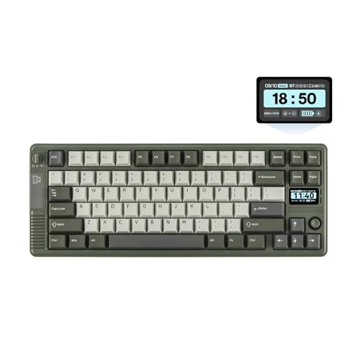 EPOMAKER RT85 CXQ[~OL[{[h WCXeBbNDIYXN[ eL[X 8000mAh Bluetooth/USB/2.4Ghz zbgXbvΉ PBTL[Lbv N[~[KXPbg\ 75% z񃁃Jj