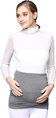 BTURYT EMF Radiation Protection Belly Bands,Silver Fiber Abdominal Support Double Layer Clothes Maternity Work Apron Adjustable
