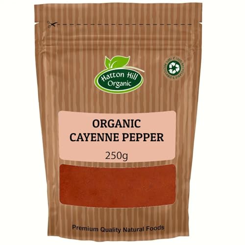 Organic Cayenne Pepper 250g by Hatton Hill Organic