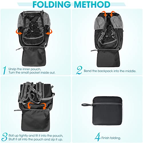 Rainsmore Hiking Backpack 40L Waterproof Camping Backpack Lightweight Packable Backpack For Women Men Outdoor Travel Daypack #TOP6