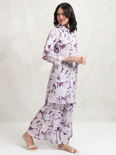 Image of Vishudh Women's Co-ord Set | Trendy Matching Set for Casual & Chic Looks | Stylish Top & Bottom Co-ord for Women