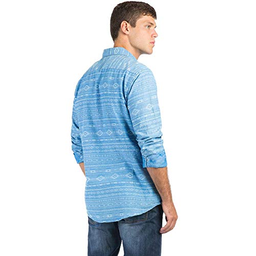 Camisa Estampada Azul AZUL/GG