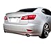 Pre-Painted Trunk Spoiler Compatible with 2006-2013 Lexus IS250 IS350 ISF, IK Style ABS Painted #1G1 Tungsten Pearl Trunk Boot Lip Wing Deck Lid Available by IKON MOTORSPORTS, 2007 2008