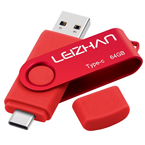 Clé USB 3.0 Type C 64 Go Rouge résout la mémoire saturée S9