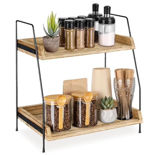 Kaffeebar Zubehör Organizer, Küchenregal Arbeitsplatte Coffee Bar Organizer, Kaffee Organizer,...