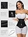SHAPSHE Waist Trainer for Women Tummy Control Waist Cincher Corset Shapewear Hourglass Sport Workout Body Shaper Belly Band Hook