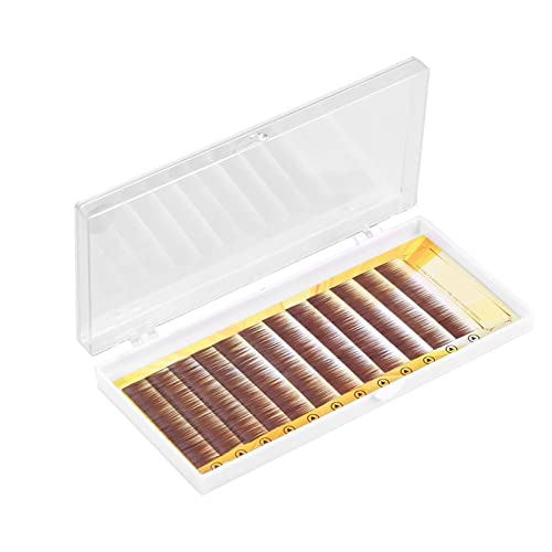 Faux cils pour extensions de sourcils, faux cils, marron mélangés, 5 à 8 mm, Sourcil individuel, Sourcil artificiel, Faux sourcil, Brow extensions