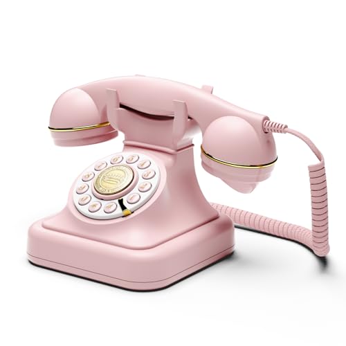 Bisofice Libro de visitas de audio para boda, teléfono, estilo retro, libro de visitas de audio, soporte para mensajes de audio individuales, libro de invitados de audio para fiestas, bodas,