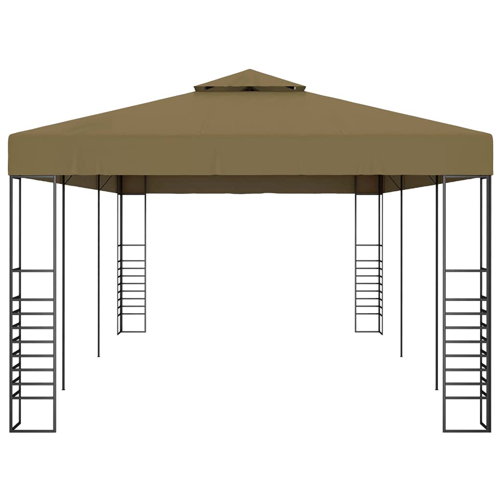 Pawilon ogrodowy 6 x 3 x 2,7 m, kolor taupe, 180 g/m, kolor artykułu - taupe