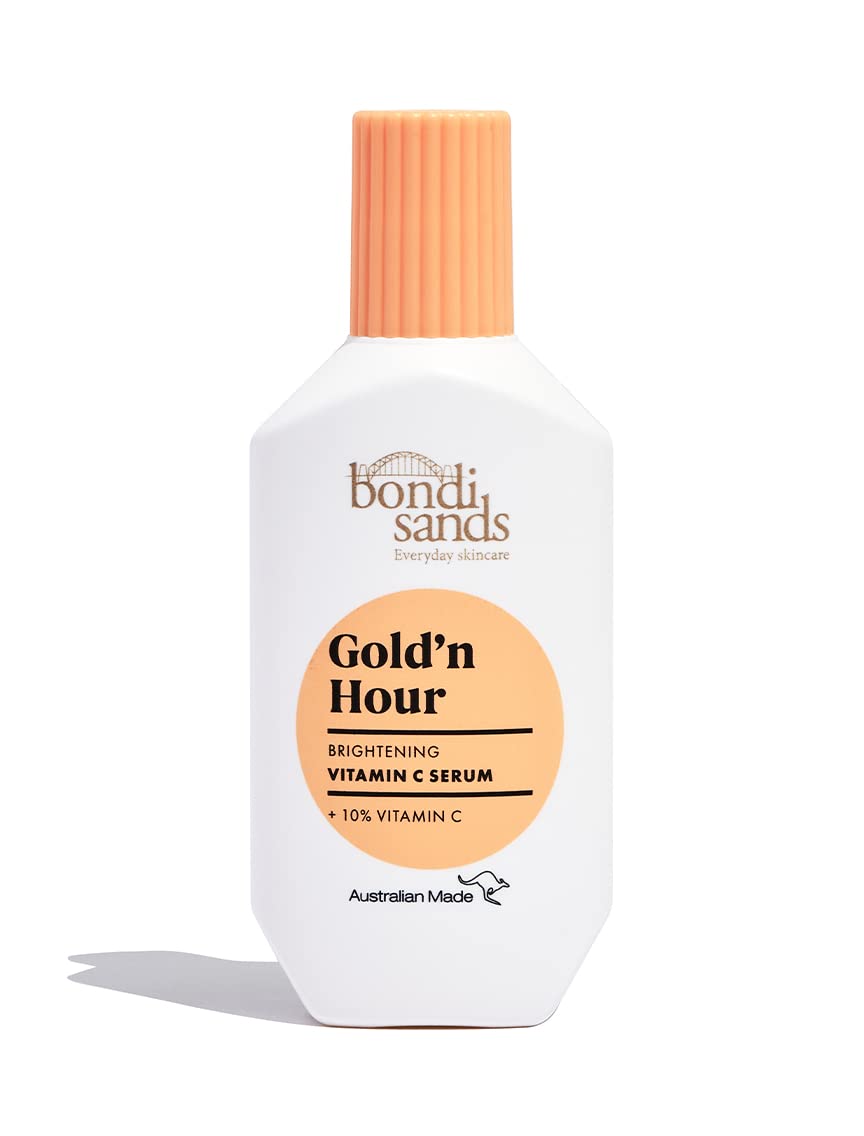 Bondi Sands Gold'n Hour Vitamin C Serum 30mL | 10% Vitamin C | Suitable for sensitive skin | Vegan + Cruelty Free| 30ml/1.01 Fl Oz