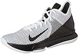 lebron x je icon black stockx Flexible Traktion Nike Herren Lebron Witness IV Basketballschuh, White/Black-White, 40 EU