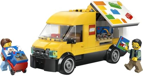 LEGO City: LEGO Kamyonet 60500 – 6 Yaş ve Üzeri Erkek ve Kız Çocuklar için Sürücü ve İşçi Minifigürleri İçeren Yaratıcı Dekoratif Oyuncak Yapım Seti, Çocuklar için Eğlenceli Hediye Fikri (276 Parça) - Görsel 2