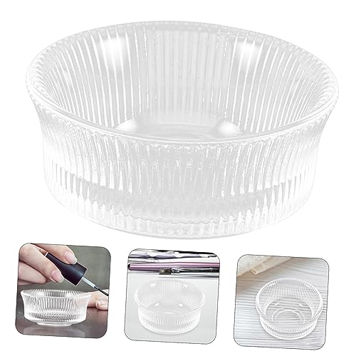 Plato de vidrio para arte de uñas manicure miniatura 6
