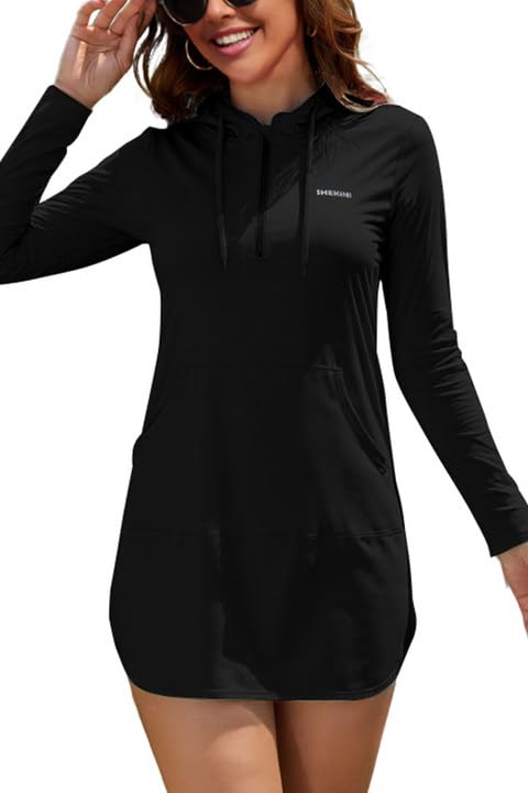 Rash guard de mujer con protección solar UV y cremallera para playa