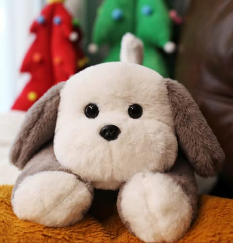 uoozii 16" | 3 Pounds Grey Dog Weighted Stuffed Animals with Unscented Microwavable Heating Pad, Cute Coolable Heatable Weighted Plush Warm Gift for Kids & Adults by uoozii - Used condition - Image 6