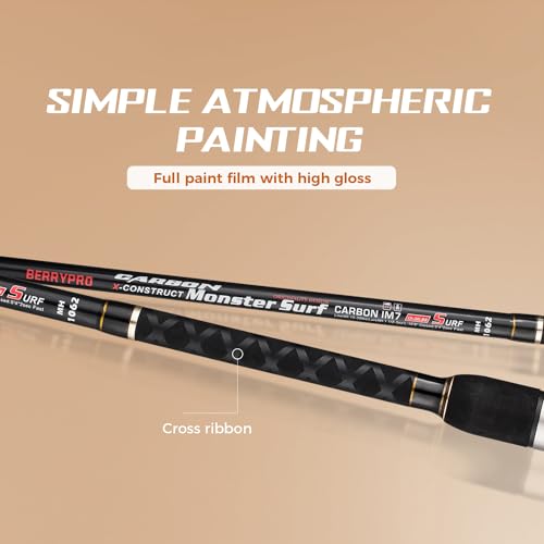 Berrypro 743693427975 Surf Spinning Rod Graphite Surf Fishing Rod  thumb #3