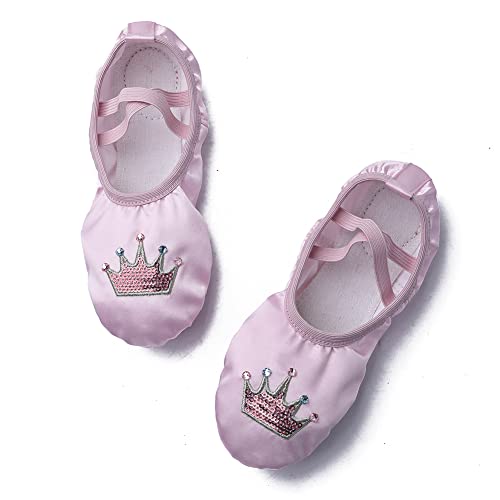 MSMAX Girls Ballet Dance Shoes Gymnastic Slippers for Toddler/Little Kids/Big Kids/Adult4