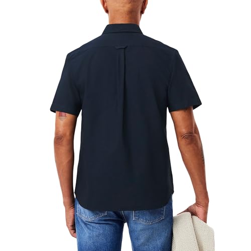 Lacoste Men's Core Collection Regular Fit Short Sleeve Solid Shirt3