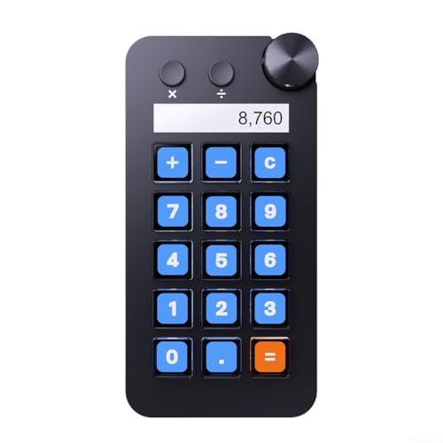 Clavier visuel LCD à 15 touches programmables contrôleur ABS noir compact pour PC - 5