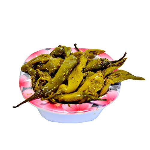 Rajasthani Swaad Fresh Green Chilli Pickle Marwadi Hari Mirch Ka Achar | 400 Grams