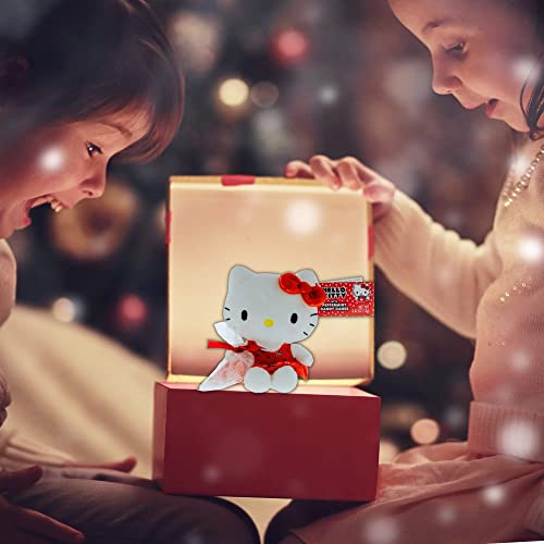 Hello Kitty Plush Doll With Mini Edible Peppermint Candy Canes, Easter Basket Gift For Girls, Cute And Soft Stuffed Animal, 6.5 Inches #TOP6
