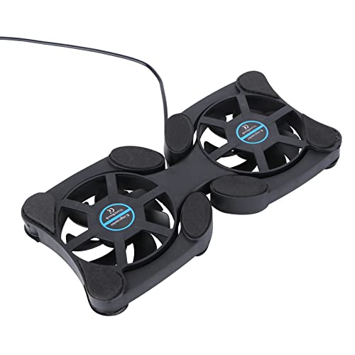 Base plegable para laptop con ventiladores potentes miniatura 1