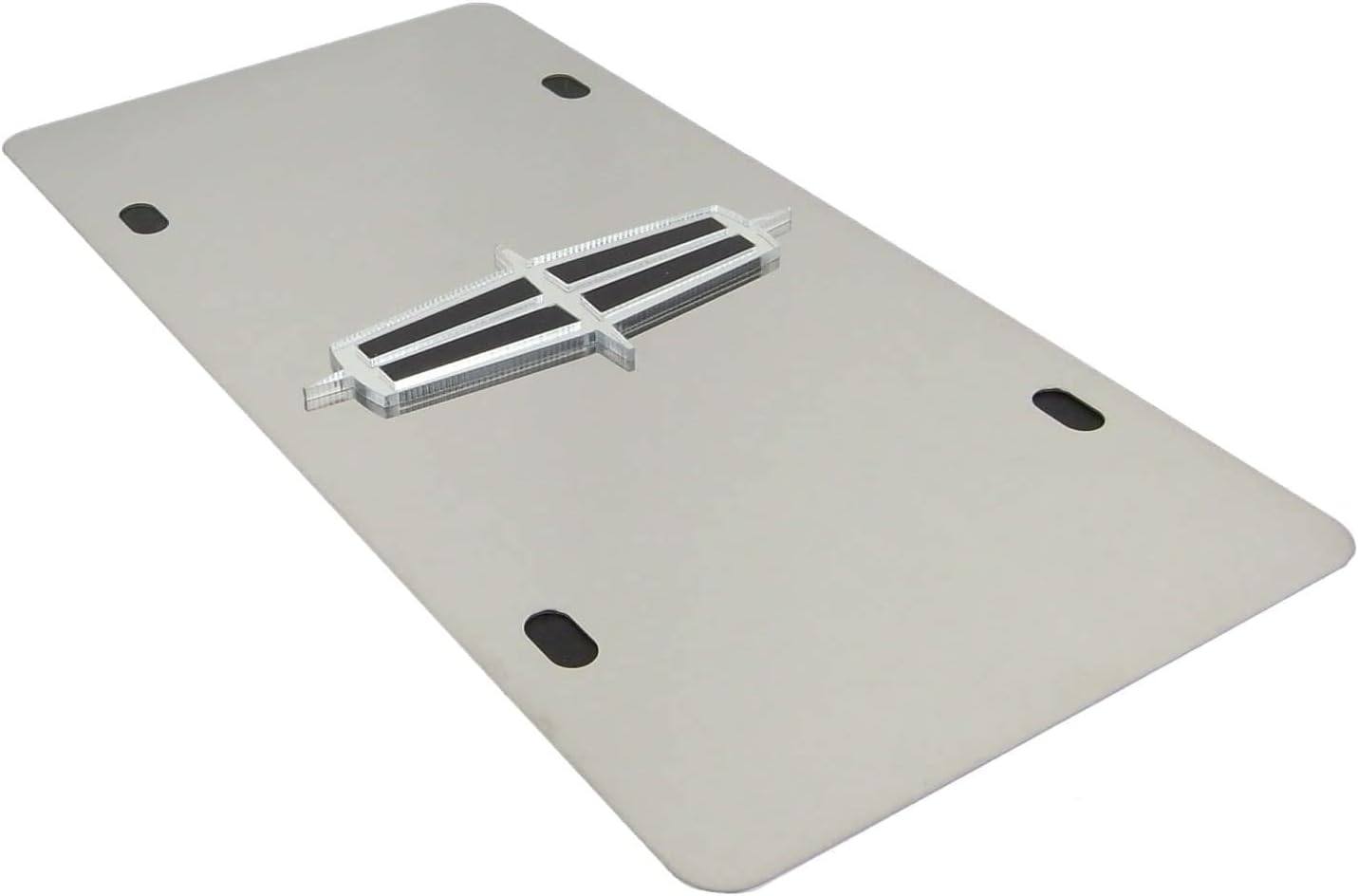 Eurosport Daytona- Compatible with -, Lincoln Logo Only- Stainless Steel License Plate