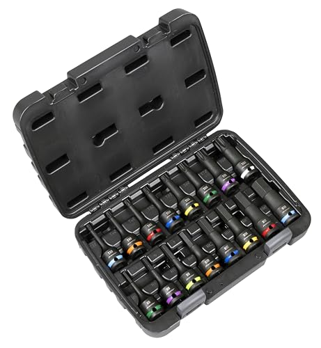Set completo da 16 pezzi: esagonale; 5, 6, 8, 10, 12, 14, 17, 19 mm, TRX-Star*; T30, T40, T45, T50, T55, T60, T70, T80.