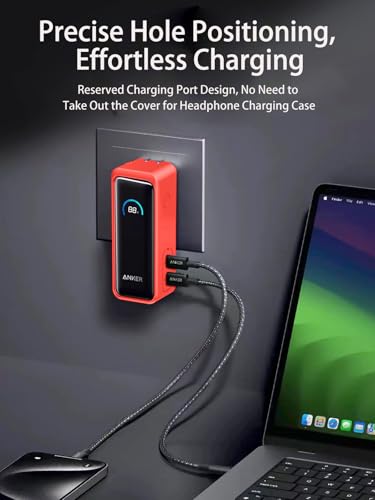 Funda para Anker Prime Power Bank 9600mAh 65W color rojo miniatura 5