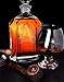 Bormioli Rocco Capitol Decanter 23.75 Oz - Engraved Monogram Personalized Clear