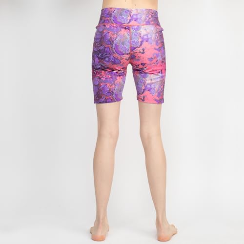Lakhays Psychadelic Marble Bike Shorts miniatura 3