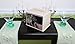 Classic Tan Handmade Pet Cremation Urn Keepsake (Large, tan)