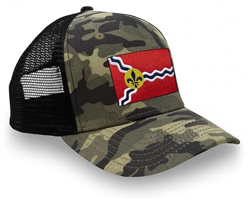 Image of International Tie City Hat for Men and Women, Adjustable Snapback Trucker Baseball Cap with Embroidered Patch