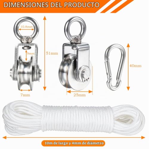 Mejores precios y opiniones de Pequenas polea - los más vendidos. 38 Mejores precios y opiniones de Pequenas polea - los más vendidos. 38