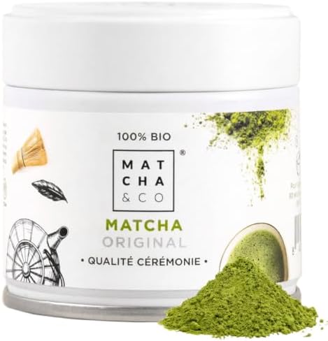 Matcha & CO | Thé Matcha Biologique Original 100% – Qualité Cérém...