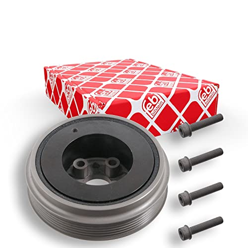 febi bilstein 33555 Riemenscheibe (entkoppelt) für Kurbelwelle, mit Schrauben , 1 Stück