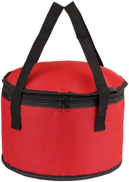 MDHEWSH 断熱ポット 折りたたみケーキキャリア 料理運搬バッグ クーラーバッグ 丸型ポーチ 再利用可能なサービング